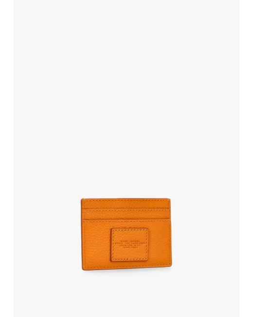 Marc Jacobs Orange The Leather Tangerine Card Case