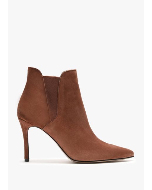 Daniel Brown Adril Tan Suede Ankle Boots