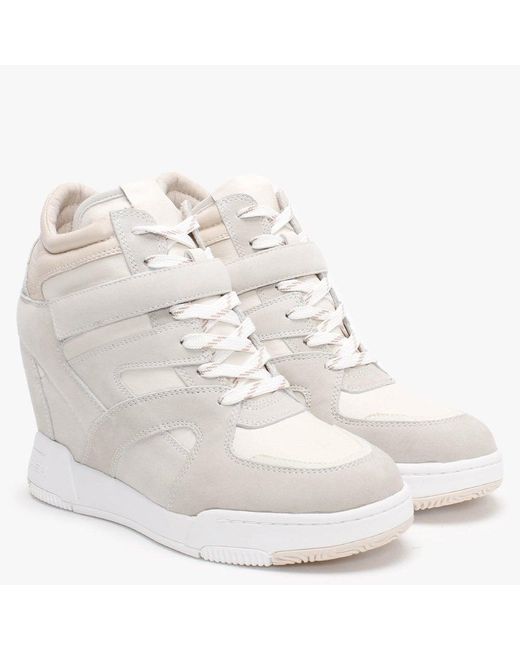 ash fur lined trainers