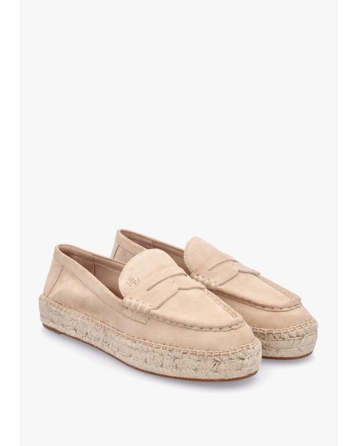 Ralph Lauren Natural Luize Espadrille Loafers
