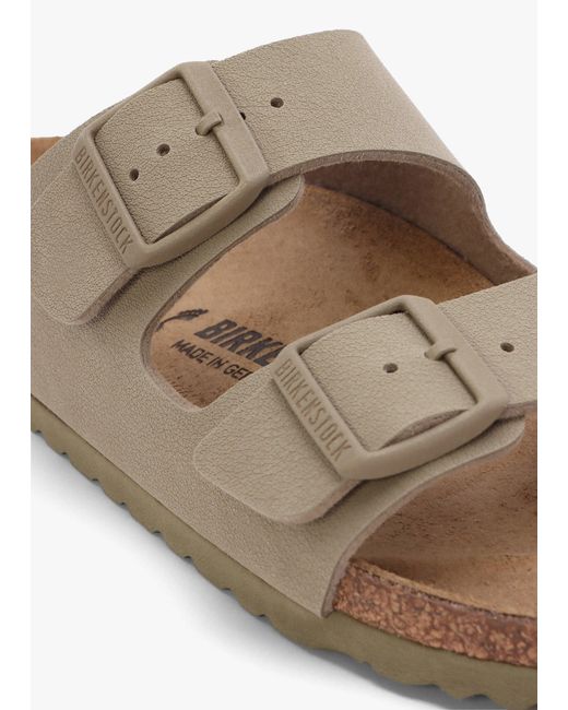 Birkenstock Multicolor Arizona Birko-flor Faded Khaki Two Bar Mules