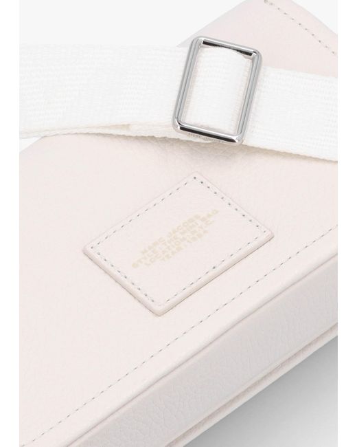 Marc Jacobs White The Leather Mini Cotton Cross-body Bag