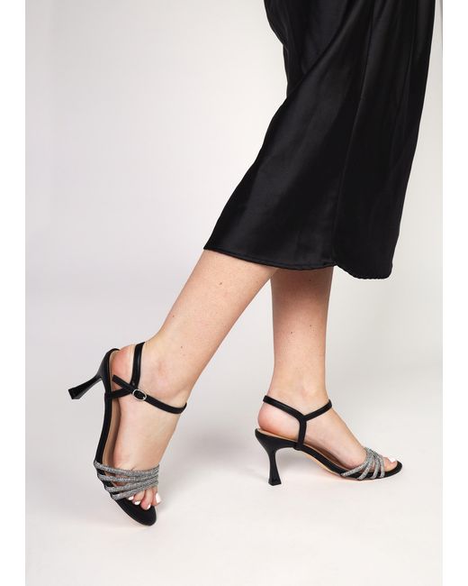 Daniel White Icris Strappy Mid Heel Sandals