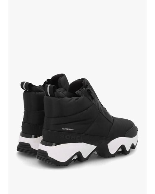 Sorel Black Kinetic Impact Puffy Waterproof Noir Trainers