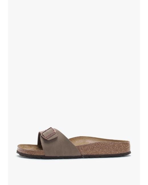 Birkenstock Brown Madrid Birko-flor Nubuck Mocca Mules