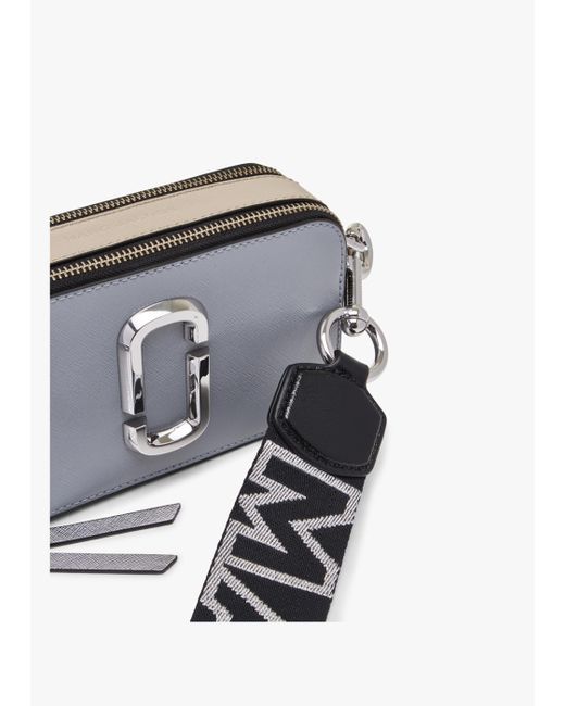 Marc Jacobs The Snapshot Wolf Grey Multi Leather Camera Bag in Gray Lyst