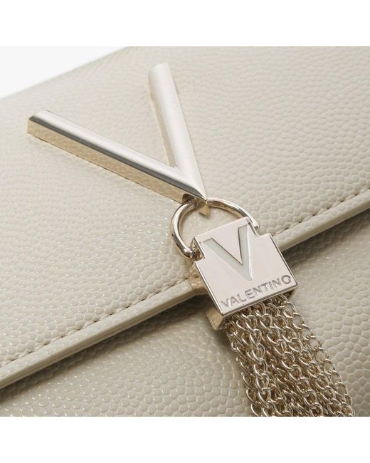 Download Valentino By Mario Valentino Divina Beige Pebbled Shoulder ...