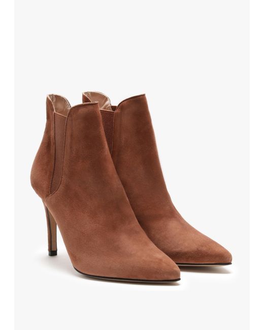 Daniel Brown Adril Tan Suede Ankle Boots