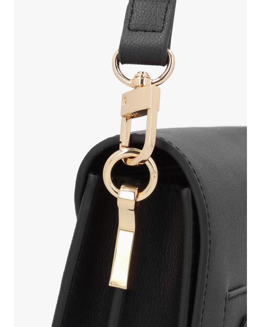 Love Moschino Lover Black Leather Shoulder Bag