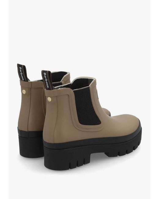 Barbour Brown Halton Military & Ankle Wellington Boots