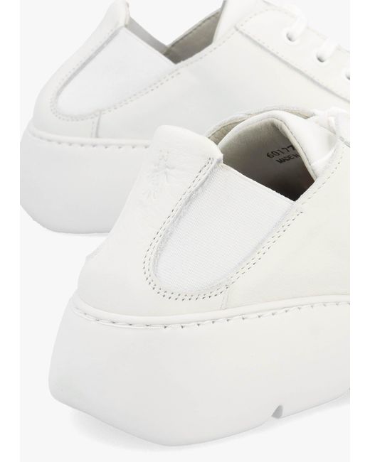 Fly London White Joof Elastic Back Trainers