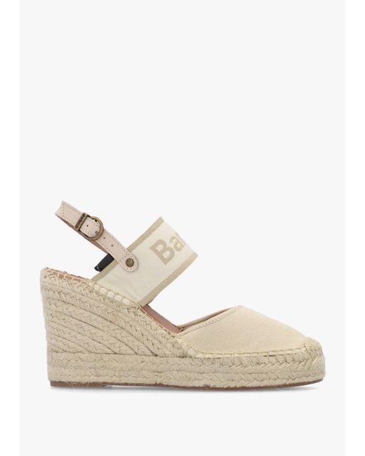 Barbour Natural Lyndhurst Wedge Espadrilles