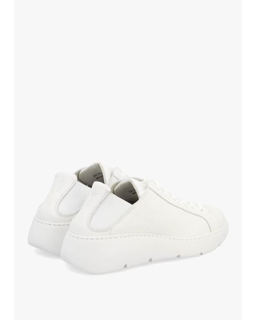 Fly London White Joof Elastic Back Trainers