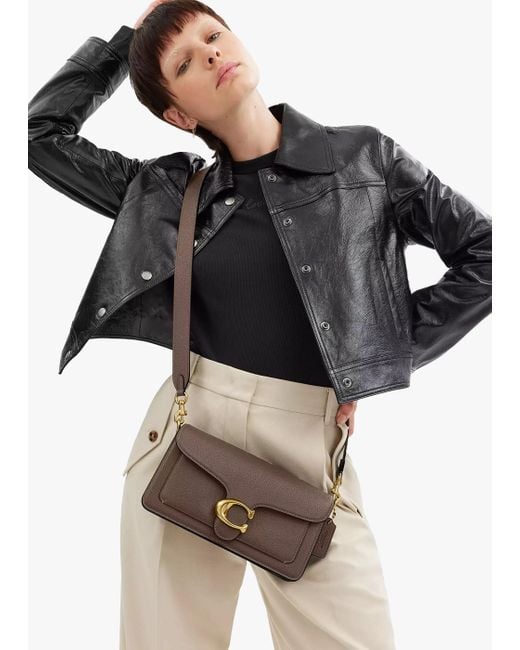 Coach tabby leather shoulder bag 26 hotsell