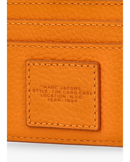 Marc Jacobs Orange The Leather Tangerine Card Case