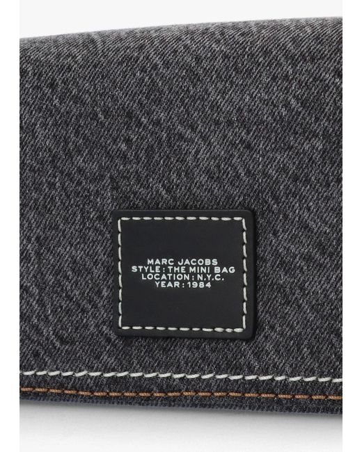 Marc Jacobs White The Denim Chain Wash Mini Cross-Body Bag