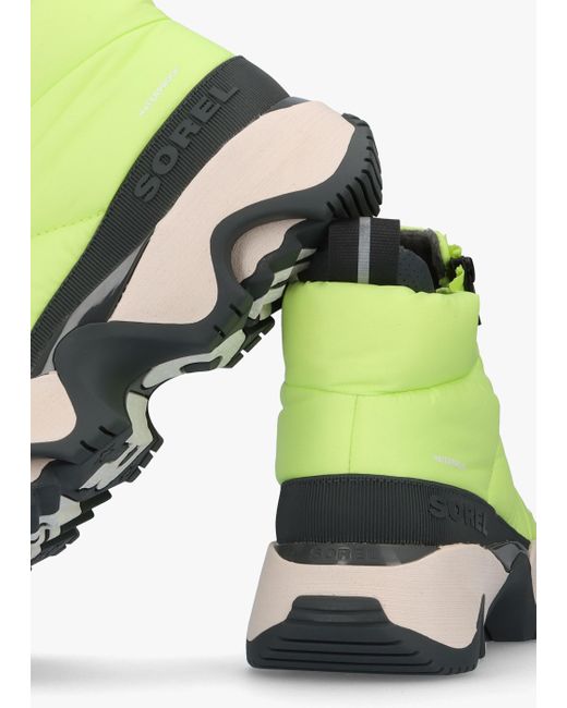 Sorel Green Kinetic Impact Puffy Zip Tippet Grill Waterproof Trainers