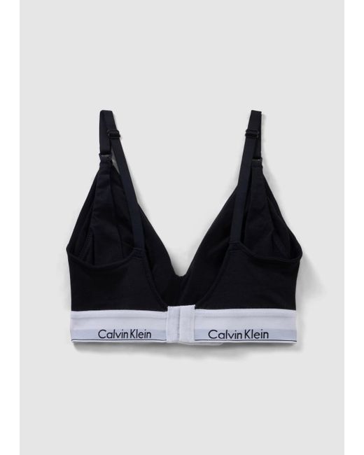 Calvin Klein Black Underwear Modern Cotton Maternity Bralette