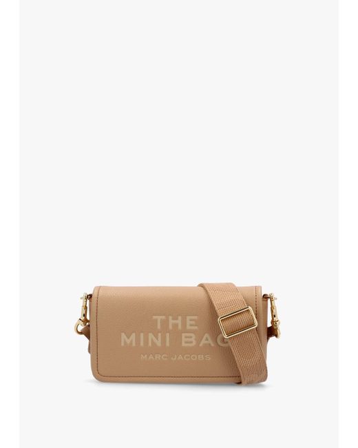 Marc Jacobs Natural The Leather Mini Camel Cross-body Bag