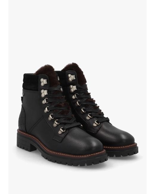 Barbour Black Bamburgh Hiker Boots