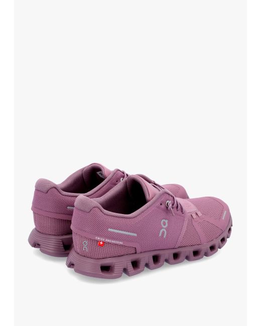 On Shoes Purple Cloud 5 Fig Quartz Trainers