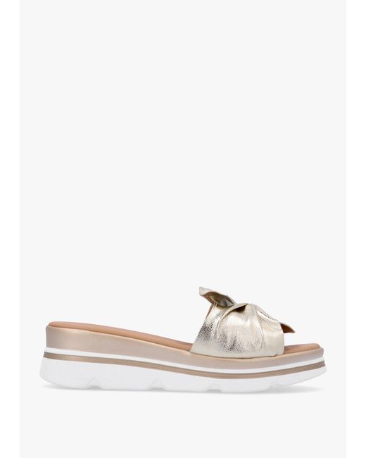 Daniel White Rebow Knot Top Mules