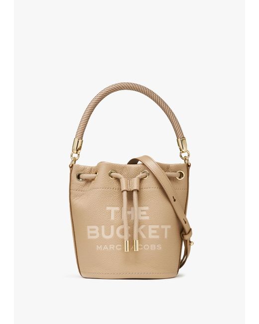Marc Jacobs The Leather Camel Bucket Bag in Natural Lyst