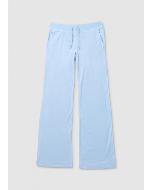 Juicy Couture Blue Del Ray Nantucket Breeze Arched Diamante Lounge Pants