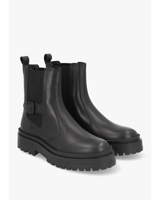 Barbour Black Milla Chunky Chelsea Boots