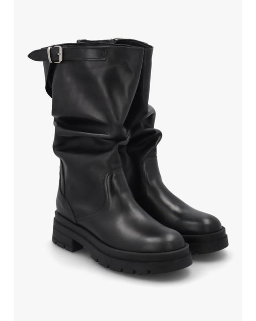 Daniel Black Slouchy Calf Boots