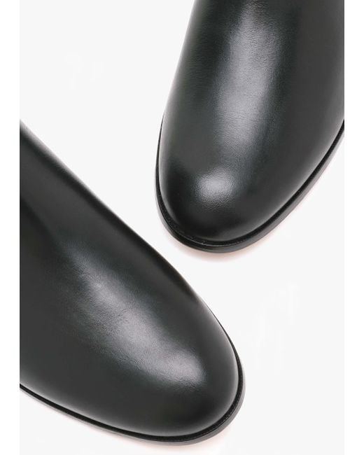 Lauren by Ralph Lauren Brylee Black Leather Chelsea Boots