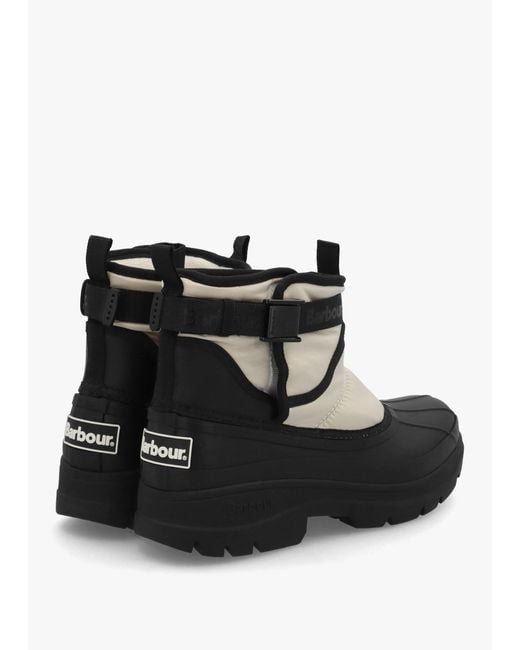 Barbour Black Braybourn & Duck Wellington Boots