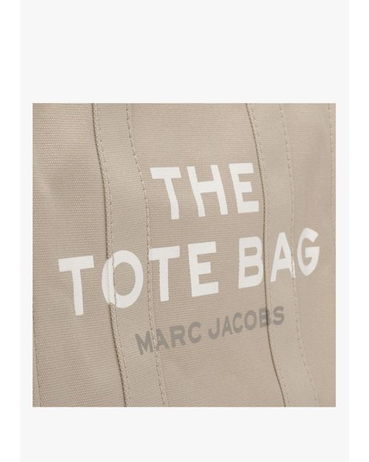 Marc Jacobs Natural S The Medium Beige Canvas Tote Bag