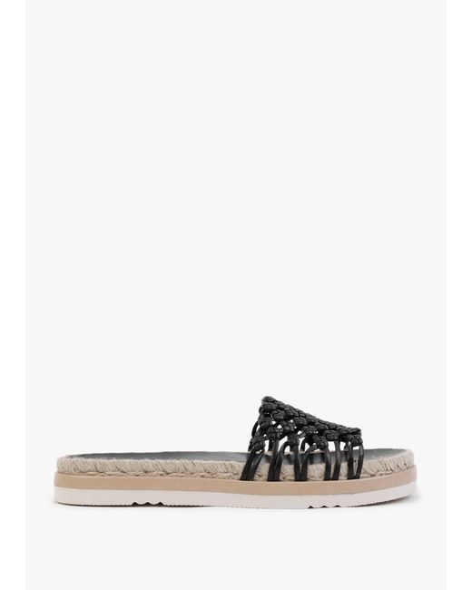 Daniel Kule Black Knotted Woven Mules
