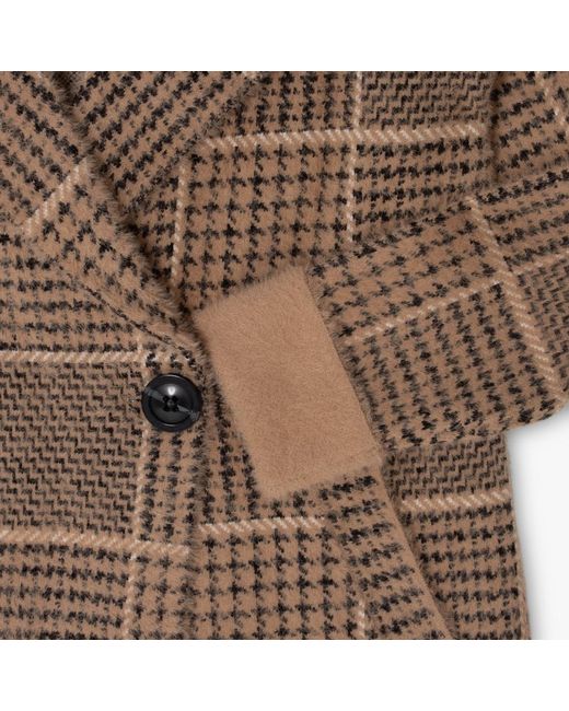 Daniel Footwear Brown Taupe Knitted Longline Coat