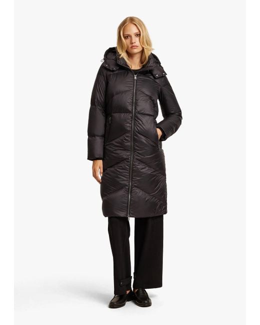 Beaumont Organic Noel Black Longline Puffa Coat