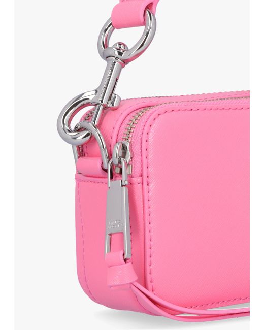 Marc Jacobs The Snapshot Petal Pink Leather Camera Bag