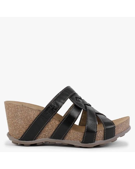 womens wedge mules uk