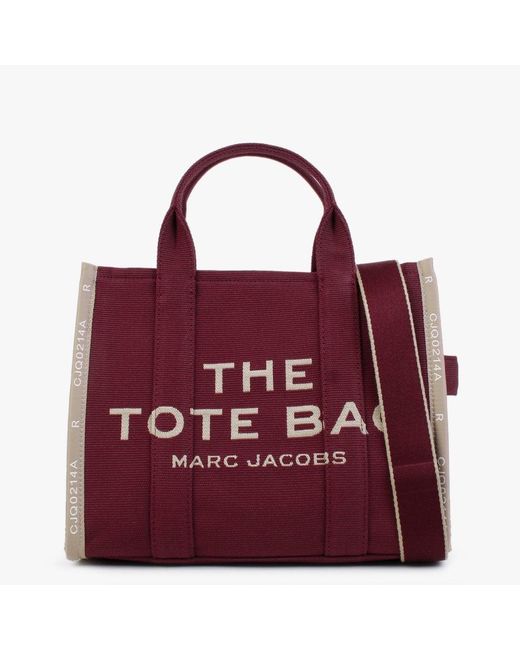 Marc Jacobs Purple The Jacquard Small Traveler Merlot Tote Bag
