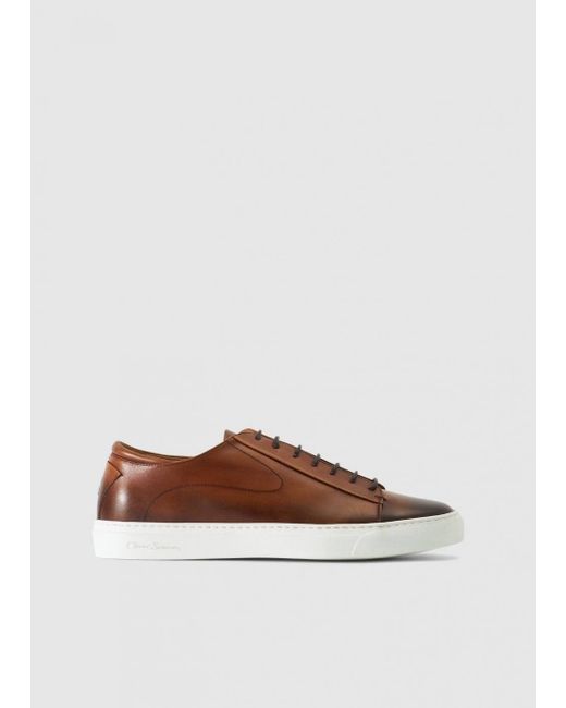 Oliver Sweeney Brown Men's Sirolo Dark Tan Trainers for men