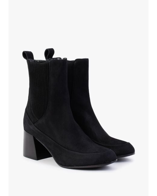 Daniel Nocky Black Suede Ankle Boots