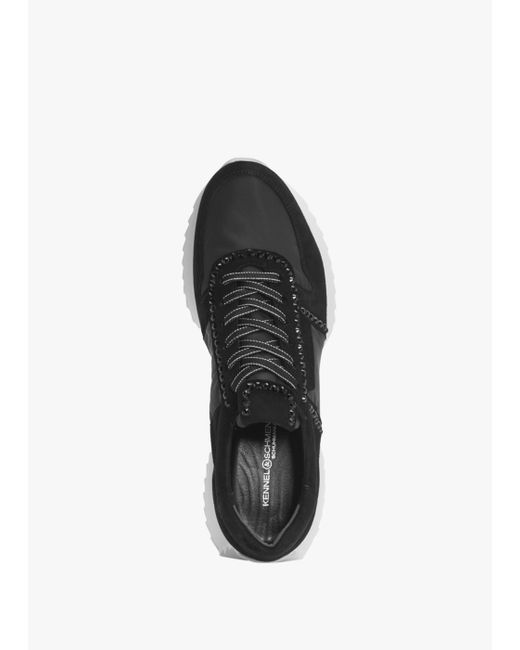 Kennel & Schmenger Black Pull Diamante Trainers