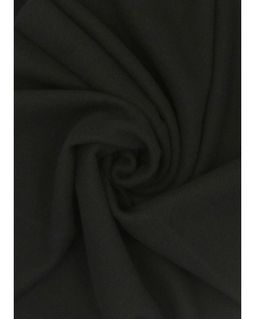 Vivienne Westwood Black Embroidered Wool Scarf