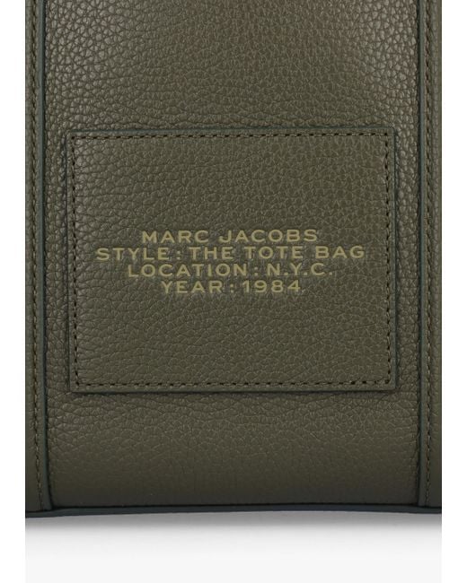 Marc Jacobs Green The Leather Medium Forest Tote Bag