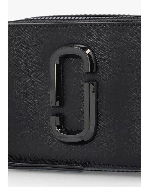 Marc Jacobs The Snapshot Dtm Black Leather Camera Bag