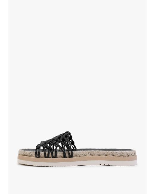 Daniel Kule Black Knotted Woven Mules