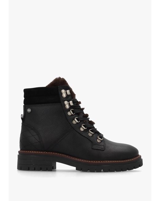 Barbour Black Bamburgh Hiker Boots