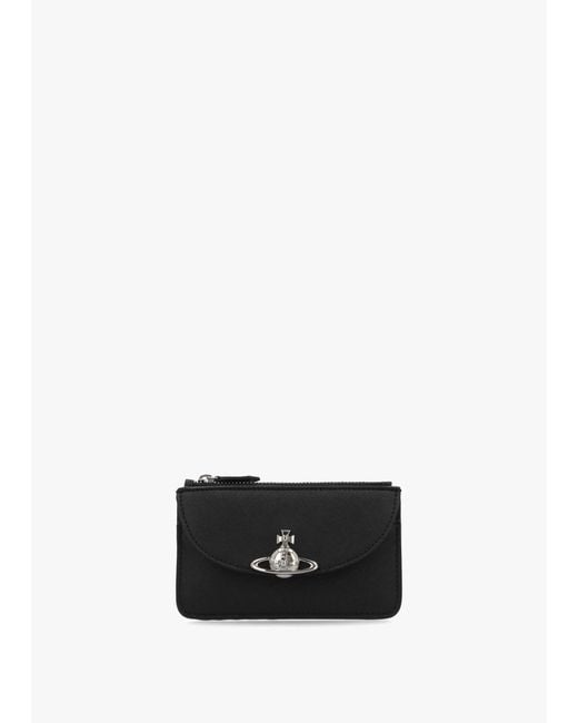 Vivienne Westwood White Half Moon Card Holder
