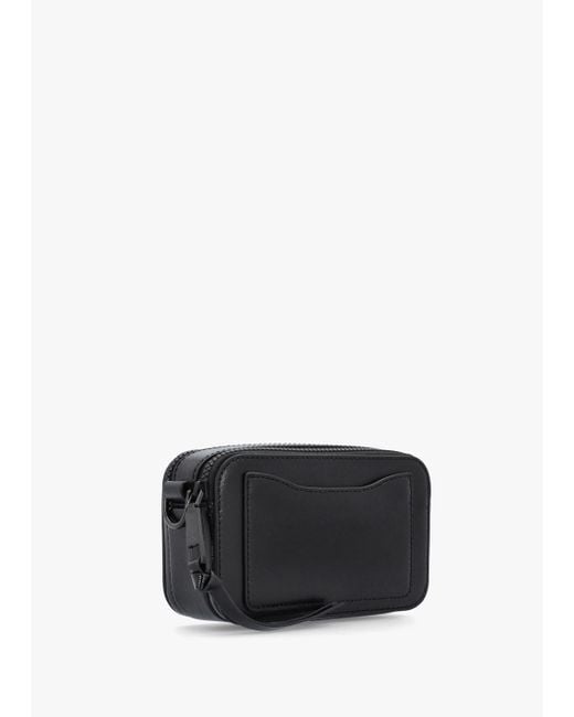 Marc Jacobs The Snapshot Dtm Black Leather Camera Bag