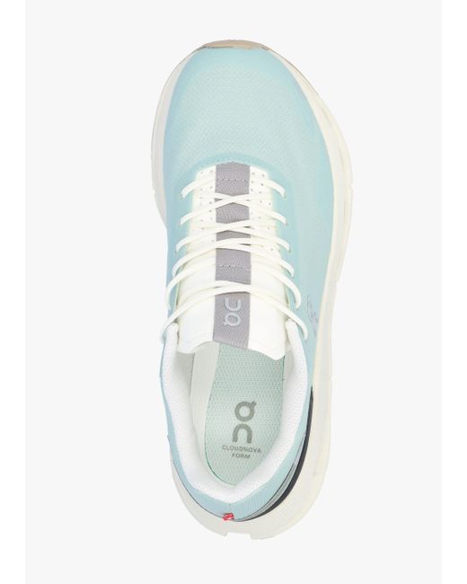 On Shoes White Cloudnova Form Mineral Ivory Trainers
